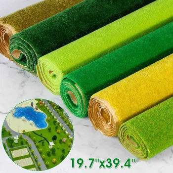 

100x50cm Floor Fake Grass Mat Artificial Lawn Carpet Simulation Moss Turf Lawn DIY Green Plant Micro Landscape Yard Garden Decor