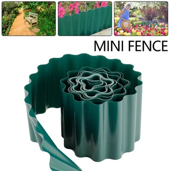 

Garden Decorative Lawn Edging Fence DIY Flower Protect Easy Installation Path Fence Courtyard Flexible Lawn Border Decorations