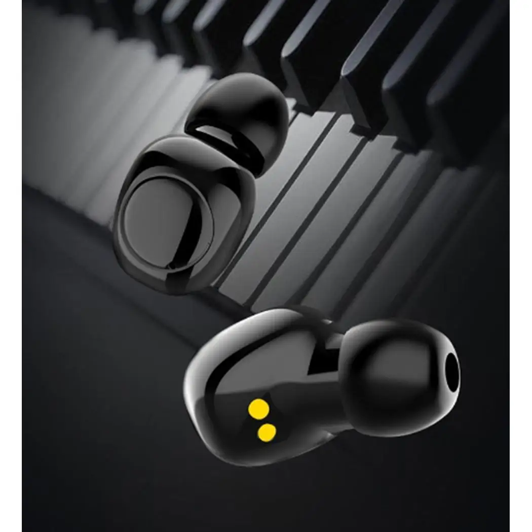 Мини Портативный Bluetooth в уши стерео беспроводные наушники 50 мАч 5 В/100 мАч с 450 мАч 120 ч зарядка IPX6 чехол