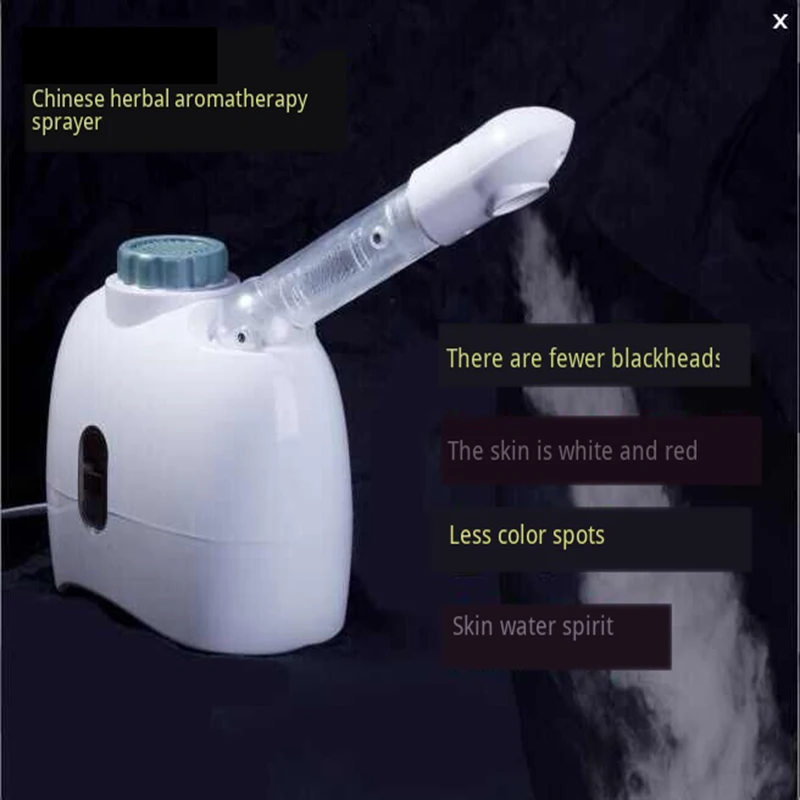 Lady Steam Ozone Facial Steamer Face Sprayer Vaporizer Beauty Salon Skin Detox Whitening Moisturizi