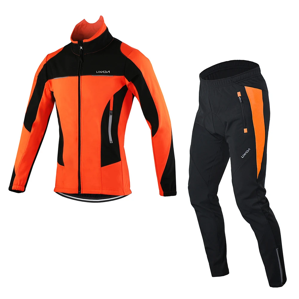Men's Outdoor Cycling Clothing Set Coat Riding Sportswear Long Sleeve and Trousers Jersey | Спорт и развлечения