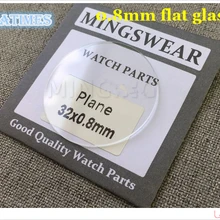Высочайшее качество! 0,8 мм толщиной 26~ 34,5 мм размер плоского круглого минерального стекла прозрачный кристалл для ремонта часов