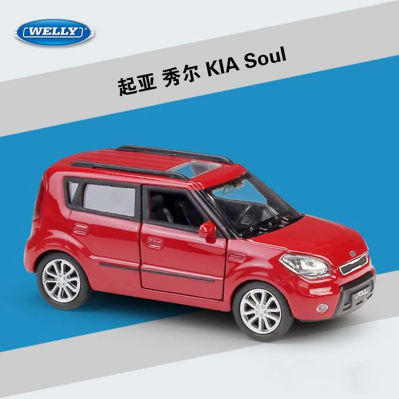 WELLY литье под давлением 1:36 KIA Soul классическая модель автомобиля с высокой