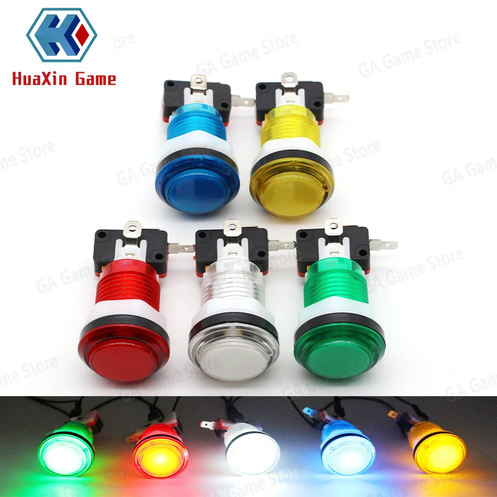 제로 딜레이 인코더 아케이드 캐비닛 DIY 키트, 5V LED 푸시 조명 버튼 복사, SANWA 조이스틱 USB-PC 라즈베리 파이