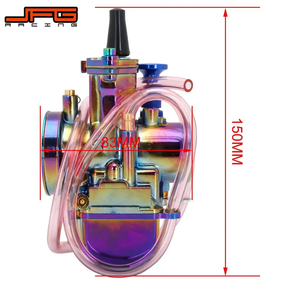 Мотоцикл красочный карбюратор Carburador с мощность Jet многоцветный 21 24 26 28 30 32 34 мм для скутера ATV внедорожных гонок