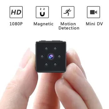 

HD 1080P Mini DV Camera Night Vision Cam Motion Detection CamCorders with Magnetic Bracket