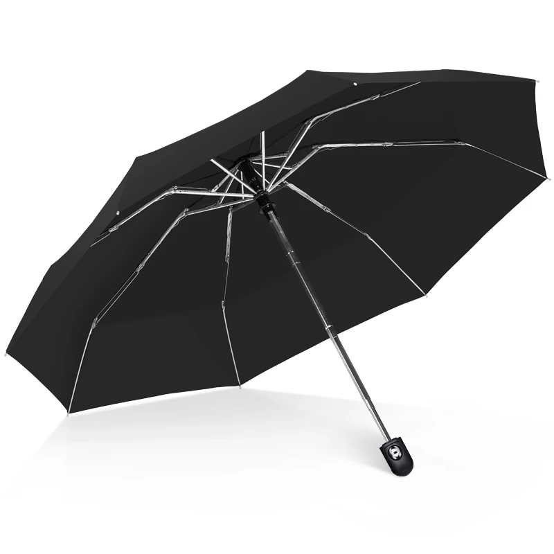 black sun Mini Umbrella Light 5 Fold Pocket Small Sun Windproof Auto Open Close Umbrella Rain Women Parasol High Quality Umbrella AA50YS - Цвет: black sun