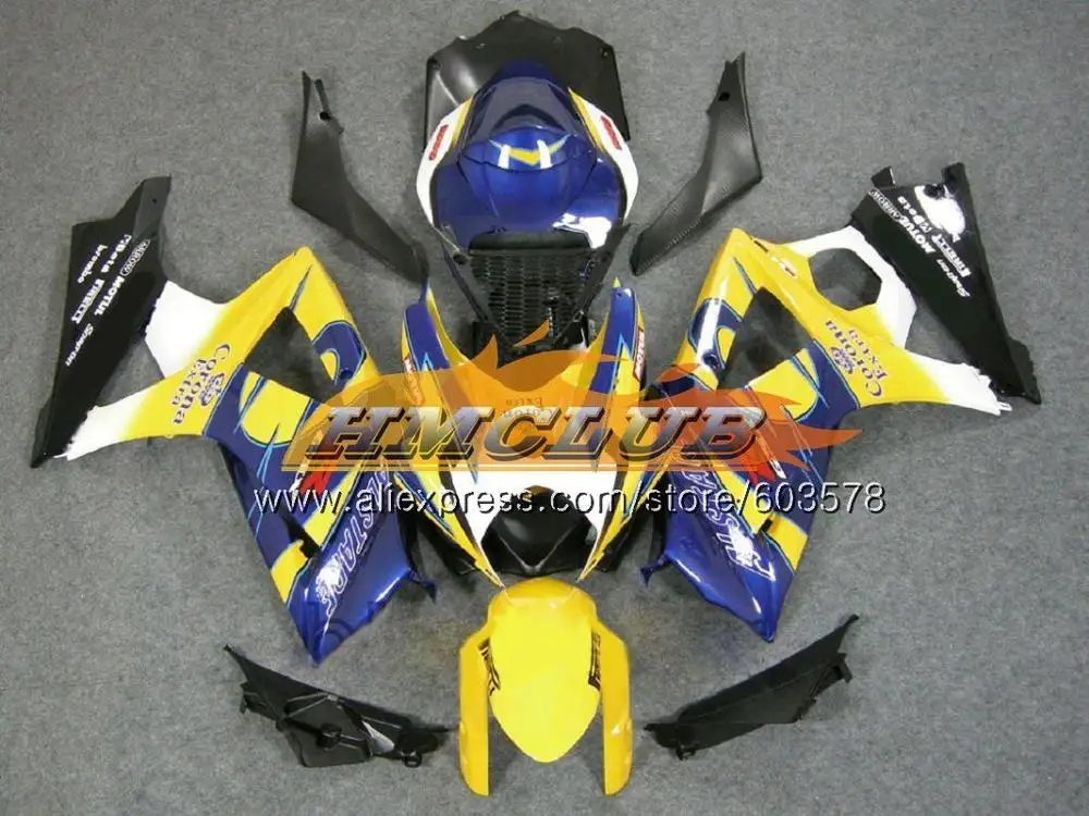 Корпус для SUZUKI GSXR-1000 K7 GSX-R1000 GSXR1000 07 08 12CL. 76 1000CC GSXR 1000 07 08 GSX R1000 2007 2008 синий CORONA обтекатель - Цвет: No. 20