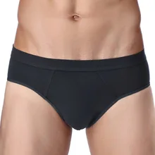 Cotton Briefs For Men Large Size Hot Style Solid Color Comfortable Close-fitting Briefs 4 Colors Size 3 Optional DYROREFL NZ7703