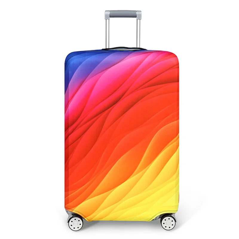 Эластичные Защитные чехлы для багажа, чехол для багажа 20~ 32 дюймов, чехол Чехол для багажа, аксессуары для путешествий - Цвет: J  Luggega cover