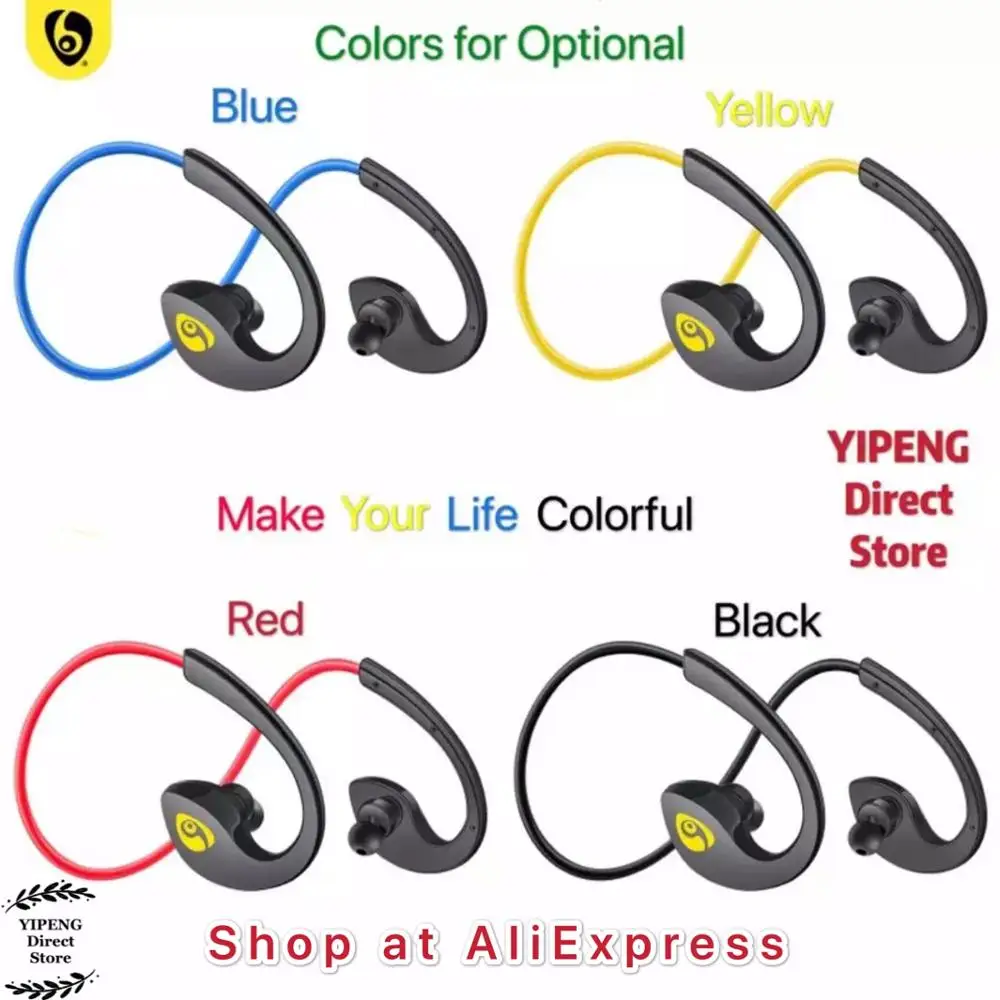 OVLENG S12 Wireless Bluetooth Earphones with Microphone Handsfree for Smart Devices Sport Waterproof Earphone Earhook
