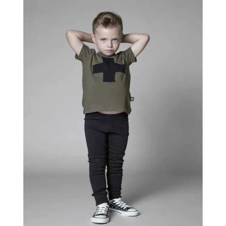 Одежда для маленьких мальчиков; хлопковые комплекты одежды для мальчиков; костюмы для детей; Изысканная детская футболка