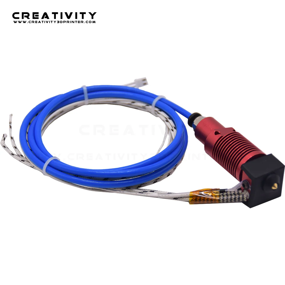 

3D Printer CR-10S PRo 12V 24V 50W Extruder Hotend Kit Nozzle Aluminum Heat Block with Heater Thermistor Ender3 CR10 Parts