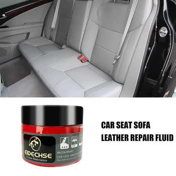 

50ml Leather Repair Tool Car Seat Sofa Coats Holes Scratch Cracks No Heat Liquid Leather Steering wheel Vinyl Repair Kit Sw01