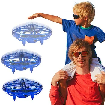 

Mini Drone Quad Induction Levitation UFO LED Light USB Charging Toy for Children Kids Birthday Gift Toys