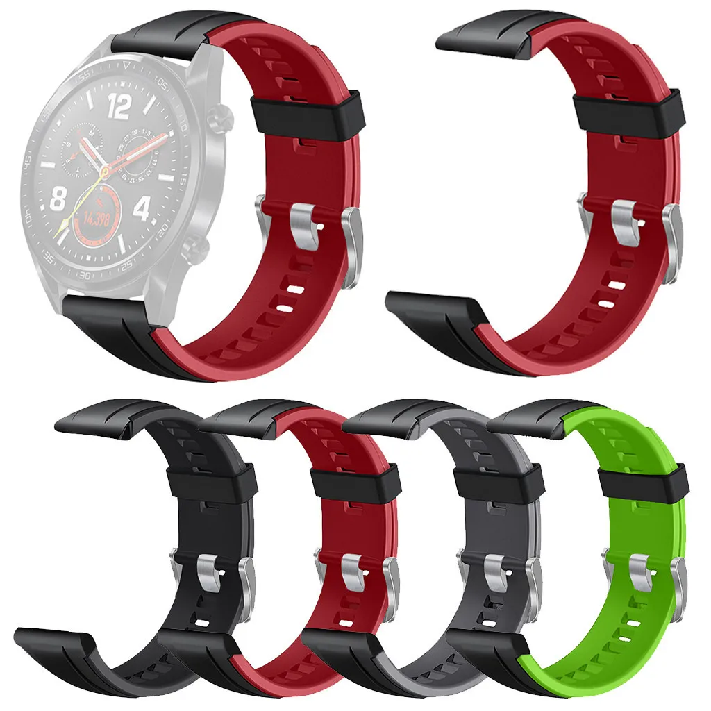Ouhaobin ремешок для часов huawei Watch GT Active 46 мм силиконовый сменный Honor Magic браслет