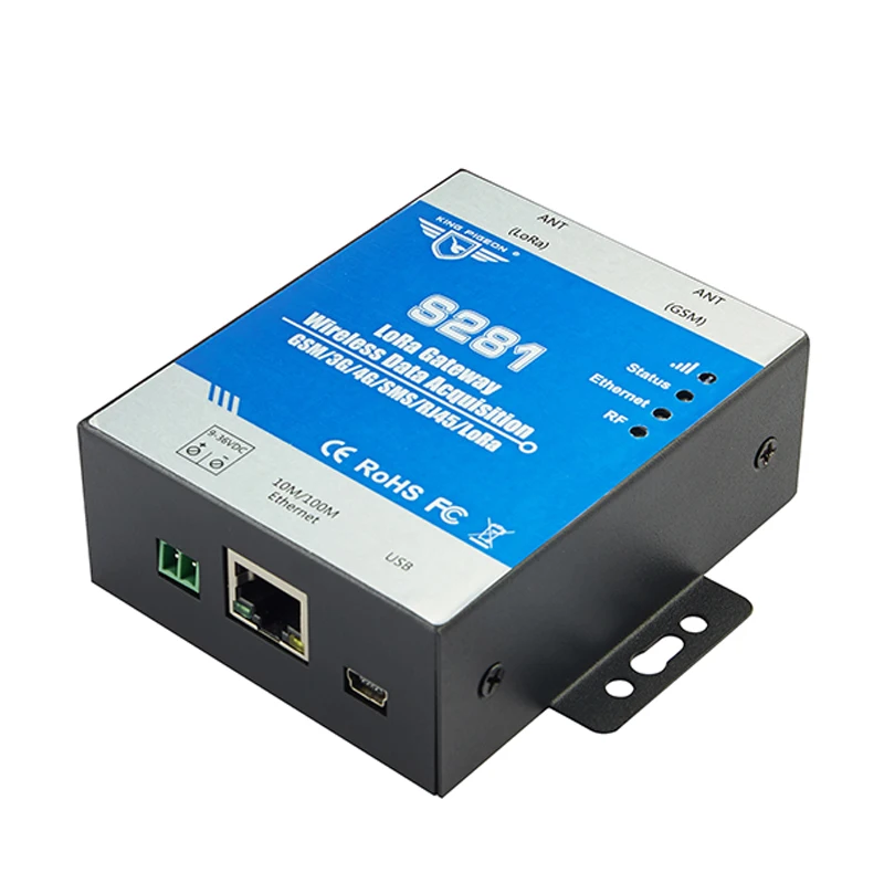Беспроводной LoRa шлюз Интернет вещей шлюз 433 МГц 3g 4G Ethernet модуль сбора данных