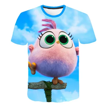 

Children's games cartoon printed t-shirt boy and girl favorite pattern summer comfortable toddler kids street personality tees