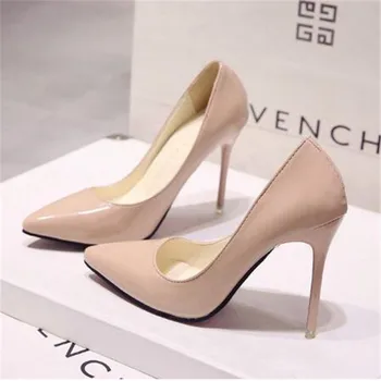 

New small fresh high heels 11cm fine with bridesmaid shoes with pointed women's singles shoes