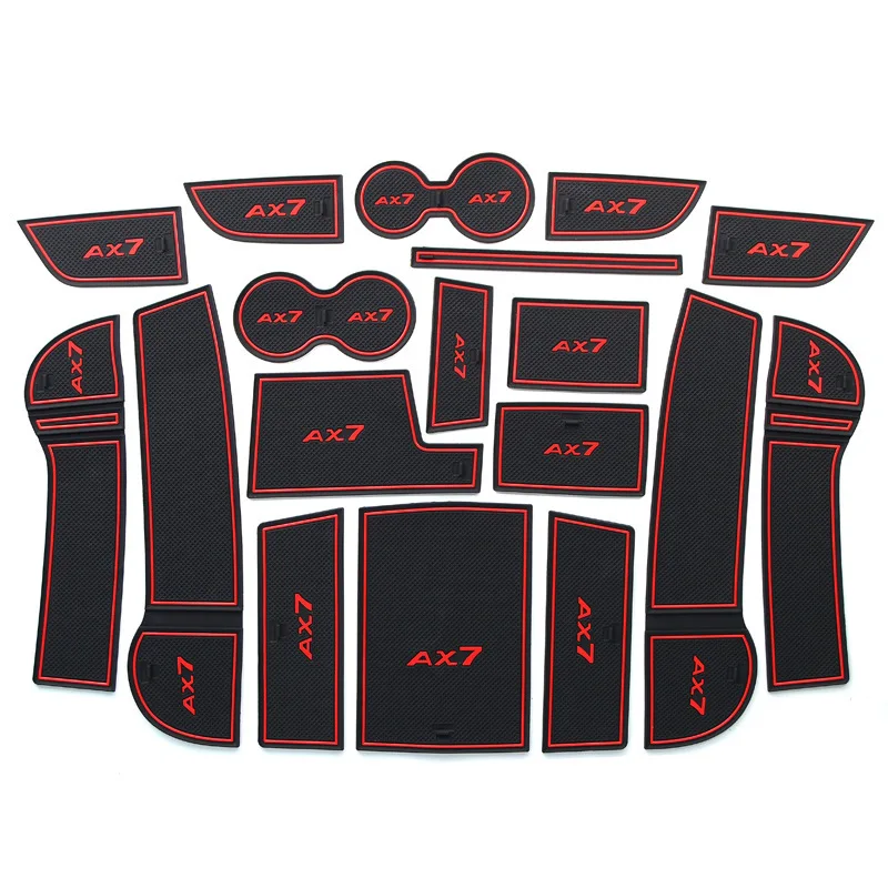 

Dongfeng Fengshen 18-AX7 Gate Slot Pad Coaster Car Interior Trim Slip Mat Storage Slot Pad Storage Pad