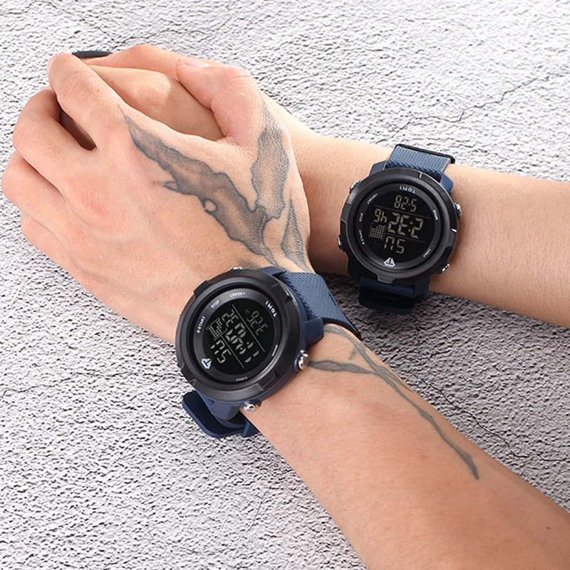 Outdoor Sport Watch Men Women Multifunction 3Bar Waterproof PU Strap LED Display Watches Chrono Digital Watch reloj hombre