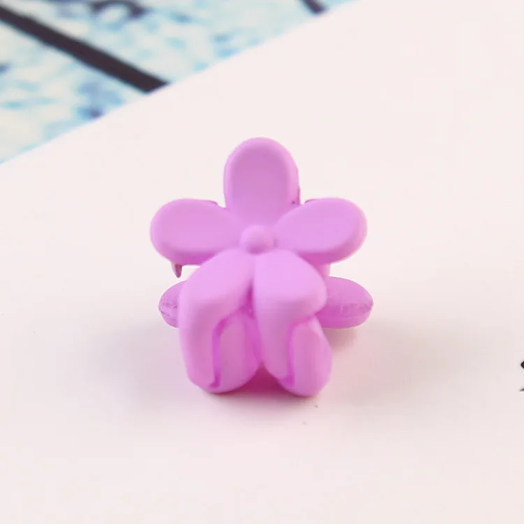 Pink 10 шт., маленькие заколки для маленьких девочек, яркие разноцветные заколка для волос детская заколка для волос Смешанная Милая резинка для волос Ali Sugar - Цвет: Pink