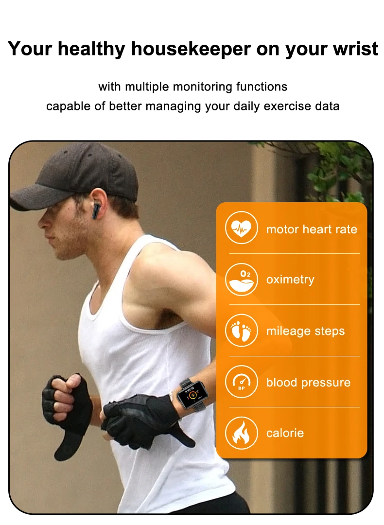 T91 TWS Smart watch headset 2-in-1 Bluetooth