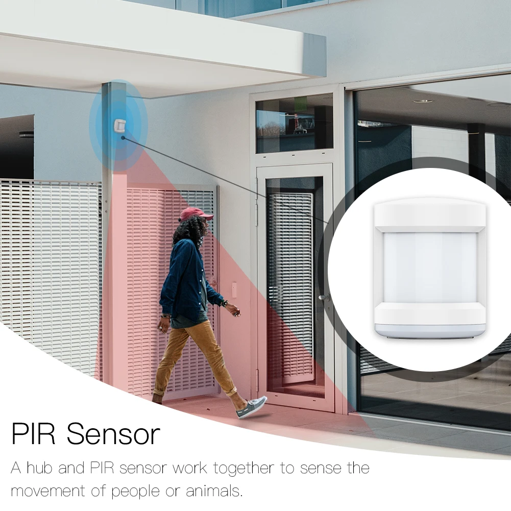 Tuya Zigbee Smart gateway Hub домашняя Автоматизация сцена охранная сигнализация комплект PIR дверной и оконный датчик температуры и влажности умный срок службы