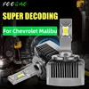 FCCEMC 2PCS For Chevrolet Malibu 2012-2019 D3S Led Headlight 55W 24000Lm 6000K Car Light Super Bright Auto Bulb 12V Canbus Lamp