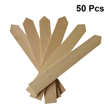 

50pcs/lot Wooden Garden Plant Labels Nursery Garden Plant Markers Plant Stakes Tags 15.3x2x0.3cm