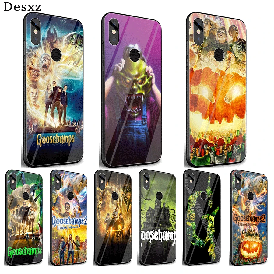 

Mobile Phone Glass Case For Xiaomi Note 5 6 7 Pro F1 A1 A2 4X 5X 6X 9 Cover TPU Goosebumps Shell
