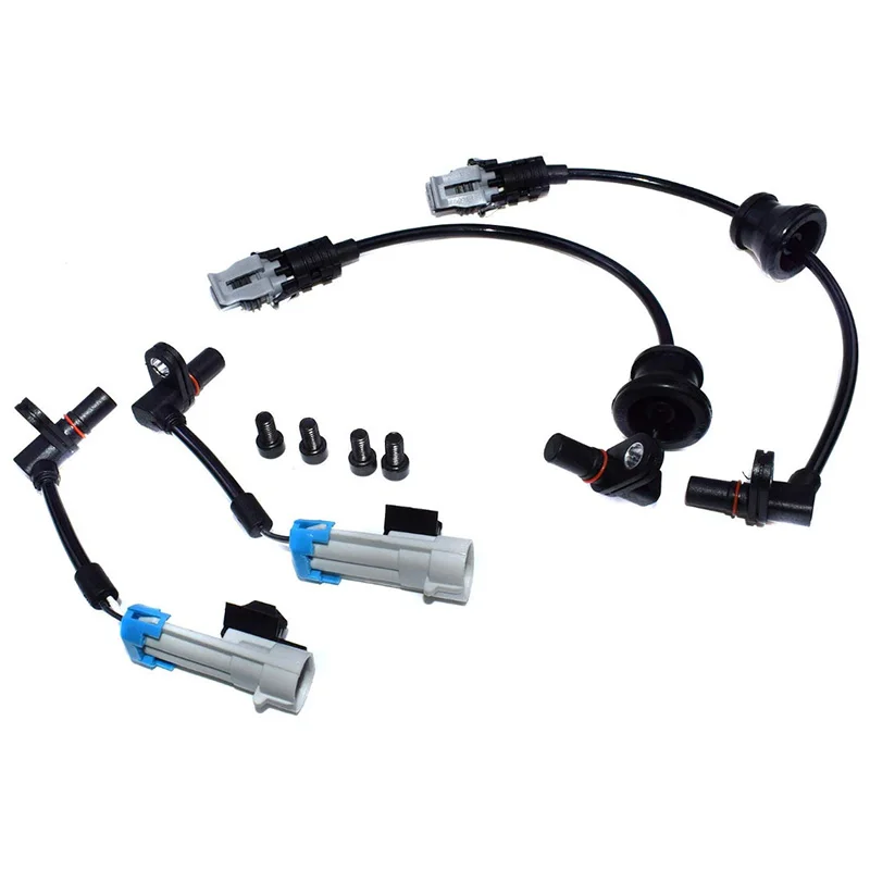 Front Rear Set ABS Wheel Speed Sensor for Chevrolet Captiva Equinox Pontiac Saturn 96626078 96626080 | Автомобили и мотоциклы