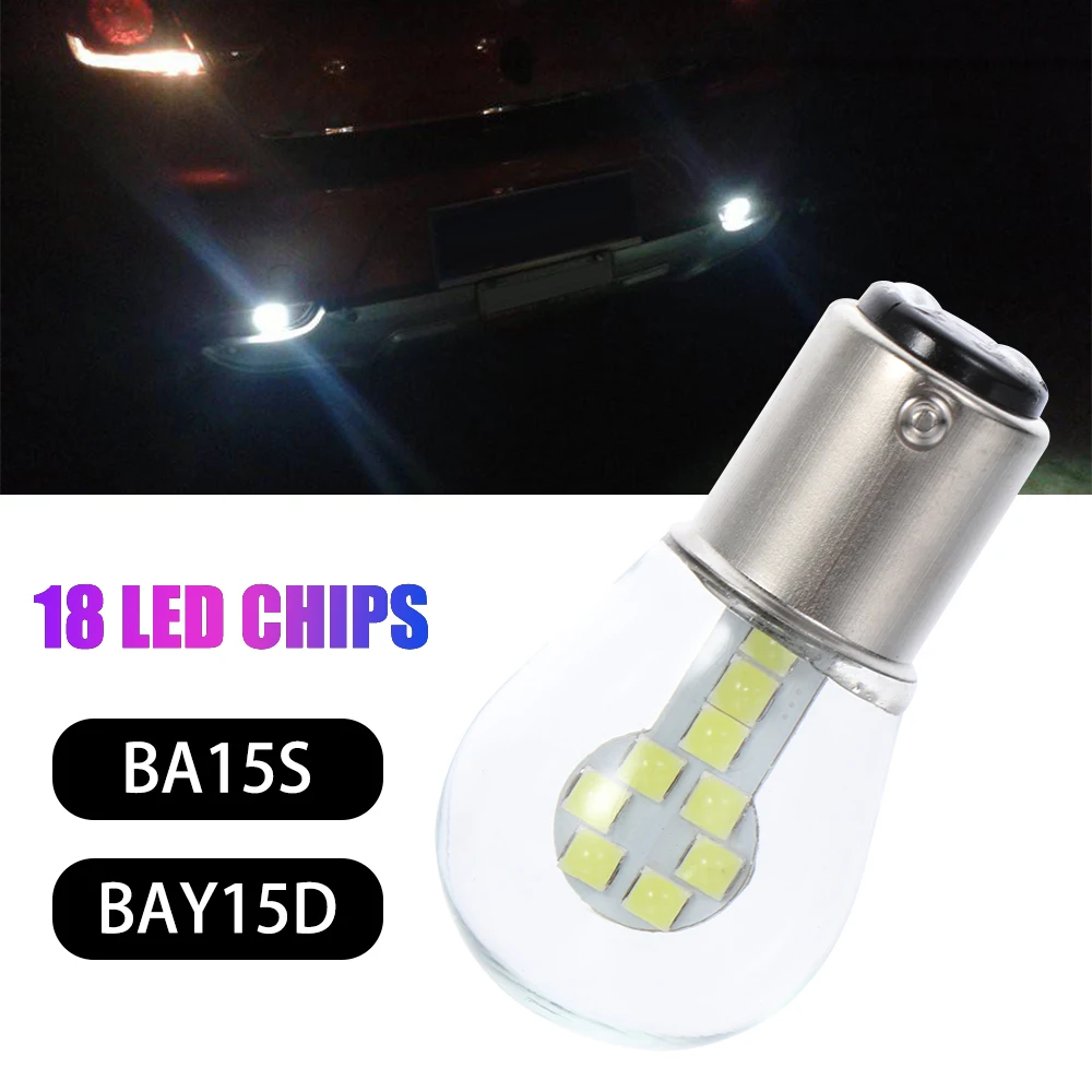 18SMD 3030 чипы светодиодные лампы R5W R10W 800LM супер яркие Автомобильные