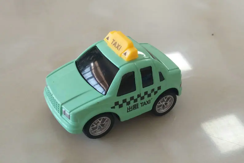 Сплав игрушка автомобиль милый мини автомобиль такси автобус школьный автобус