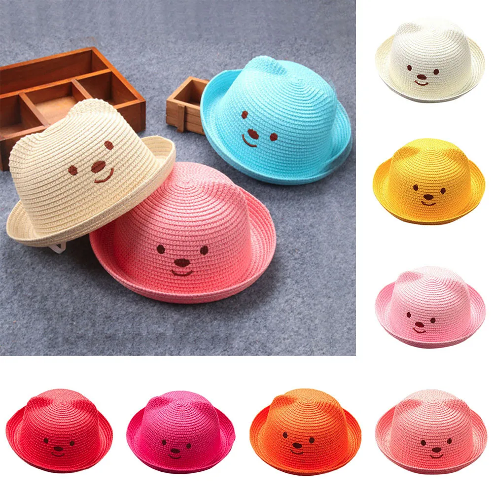 

TELOTUNY Baby Baseball Caps Baby Boy Girls Adjustable Boys Girls Cat Ears Pot Hats Bear Hats Cover The Sun Baby Boy Hats Sun Hat