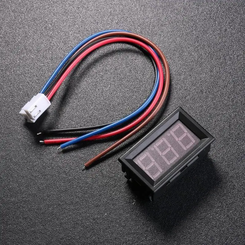 Mini 0.56in LED Digital Display DC 0-10A Ammeter Current Amp Panel Meter Digital Voltmeter Ammeter LED Display Voltmeter Tool