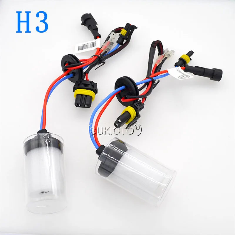 SUKIOTO 2PCS Original Cnlight Xenon HID Headlight Bulbs 45W H1 H3 H7 H11 9005 9006 D2H Car Light Xenon Replacement Bulb Lamp (3)