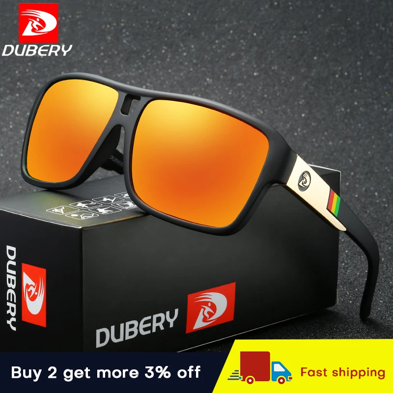 Солнечные очки DUBERY поляризационные для мужчин и женщин классические брендовые