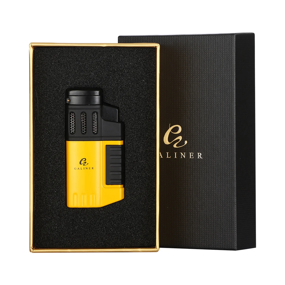 Windproof Jet Butane Cigar Torch Lighter