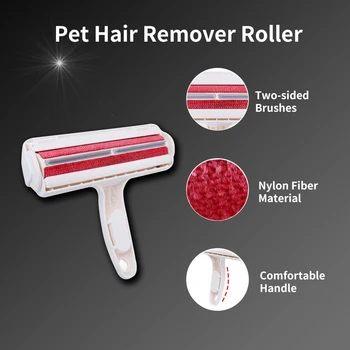 

New Pet Hair Remover Roller Dog Cat Hair Furniture lint remover magic Brush eusable Device Dust Brush Dust Cleaners Clean Tools
