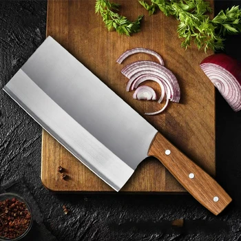 

Kitchen knife,wooden handle chopper, hotel stainless steel slice knife, forging mulberry knife chef knife kitchen knife