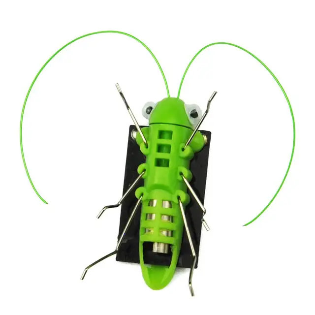 wholesale Solar Grasshopper Insect Bug Moving Toy, Lovely funny Mini Solar toy Insect Teaching Fun Gadget Toy Gift 5
