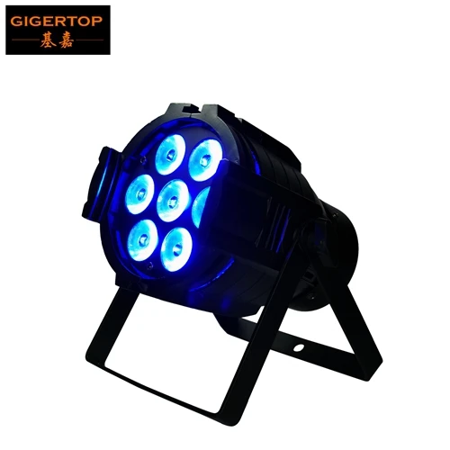 Freeshipping Mini led par cans 7 x 10W Led Effect Light 90V-240V Par36 4IN1 RGBW Big Lens Par Can Aluminum Body | Освещение
