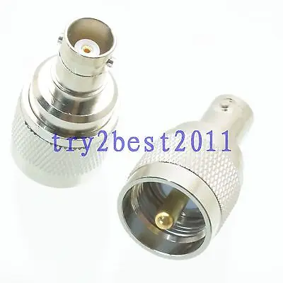 DHL/EMS 50 шт. разъем адаптера UHF PL259 штифт BNC jack pin RF коаксиальный Прямой-C1