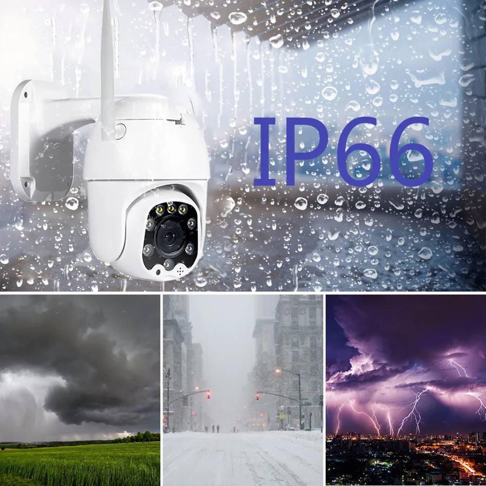 2MP 3MP 5MP Беспроводная PTZ скоростная купольная CCTV ip-камера безопасности 4X zoom наружная ONVIF двухсторонняя аудио P2P камера wifi Camhi