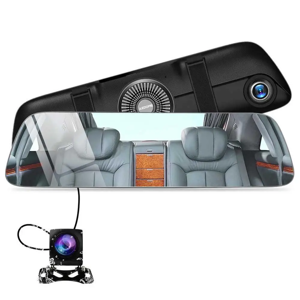 

Super Night Vision Mode Mirror Dash Cam Dual Lens 1080P 720P Camera Recorder Ips Touch Screen Car Rear View Camera Dvr