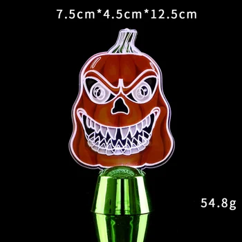 

Illusion Lamps Skull Pumpkin LED Acrylic Table Lamp Night Light For Halloween Decorative Halloween Luminous Props