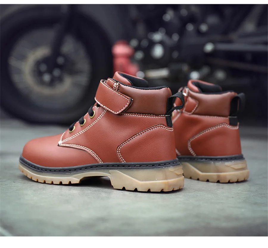 TKN Children Winter Snow Boots Shoes Toddlers Boys Ankle Boots Shoes Warm Plush Insole Shoes Children Rain Boots Shoes 2855