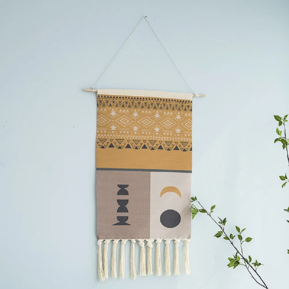 Gland de tapisserie décorative – Art mural bohème pour la maison