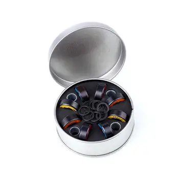 

8pcs Skateboard Longboard Roller Skate Bearings with Washer Spacer Box Kit